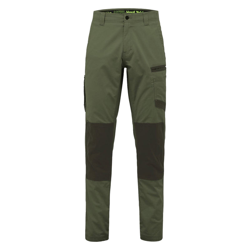 Hard Yakka Raptor Active Cotton Men's Green Outdoor Trousers