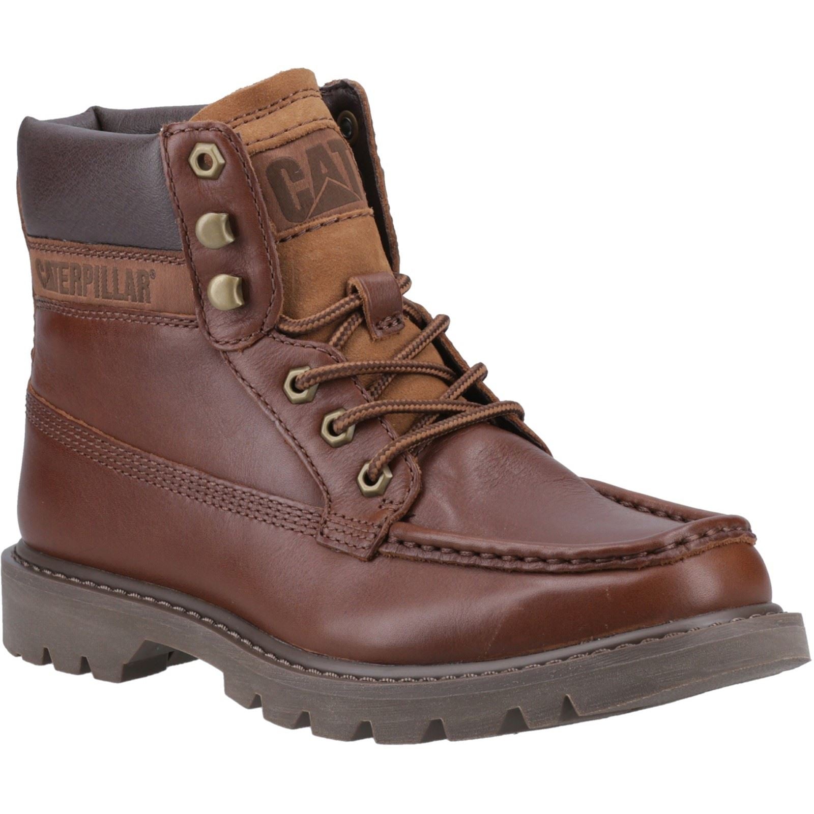 Caterpillar Colorado Moc Toe Leather Men's Nuthatch Ankle Boots