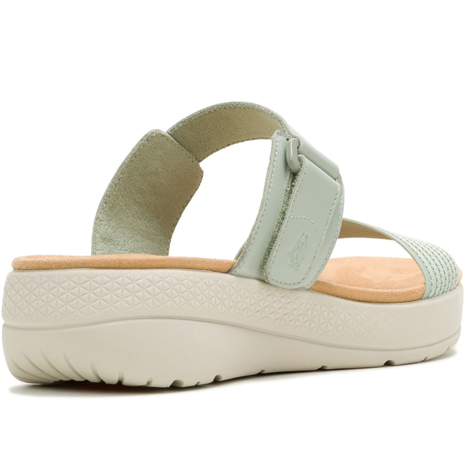 Hush Puppies Breathe Gore Leather Women's Sage Standard Sandals