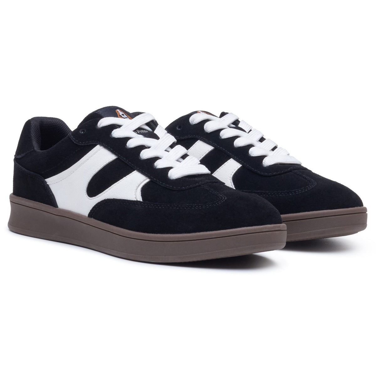 Hush Puppies Maura Suede Women's Black/White Trainers