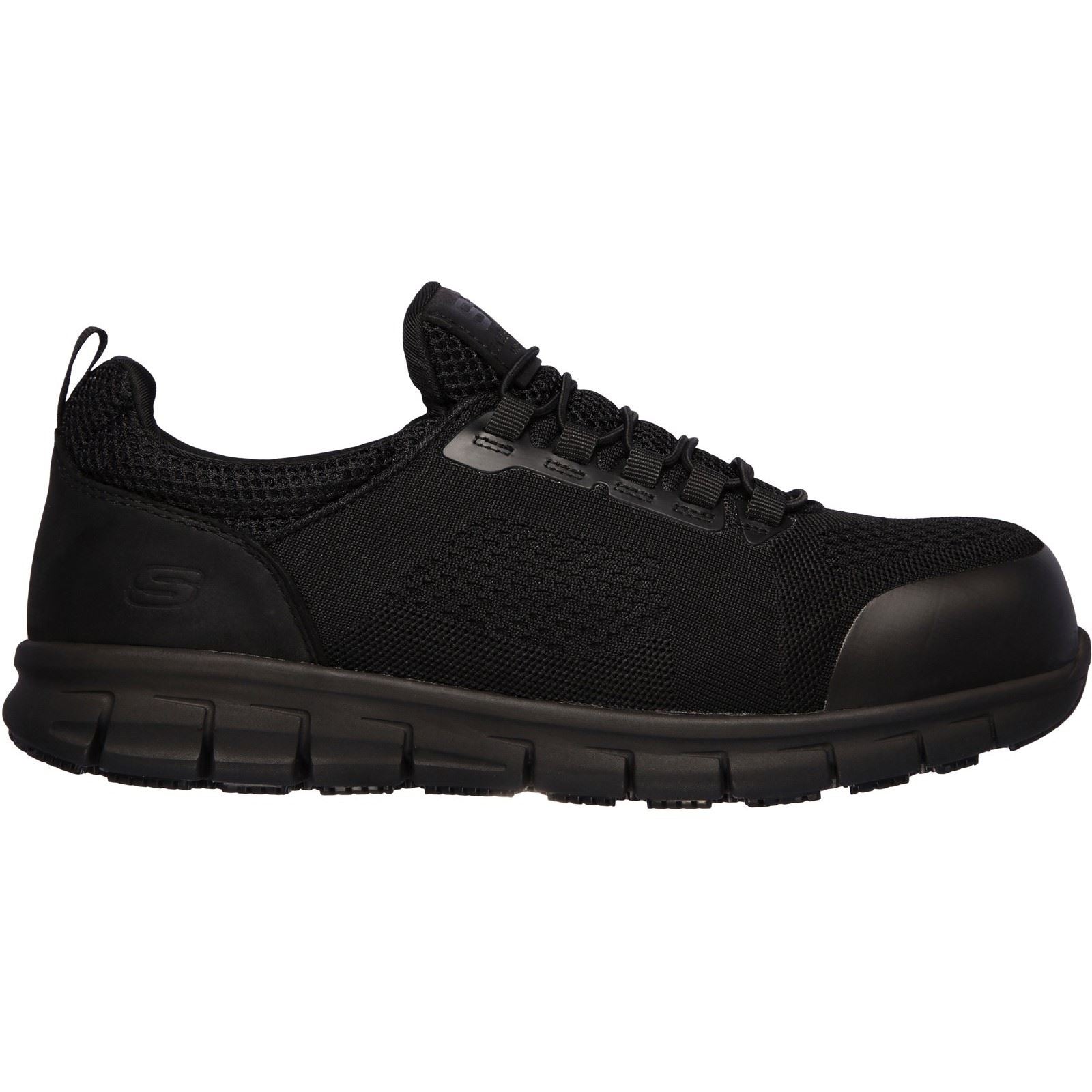 Skechers Workwear Synergy Omat Men's Black Safety Trainers