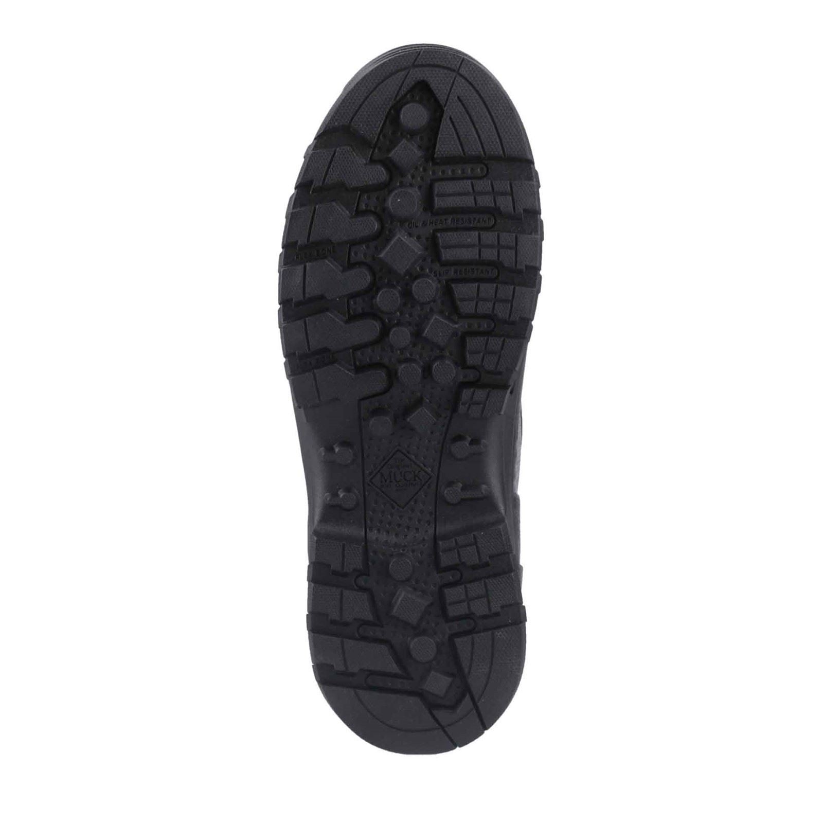 Muck Boots Grit S5 Rubber Men's Black/Grey Wellington Boots