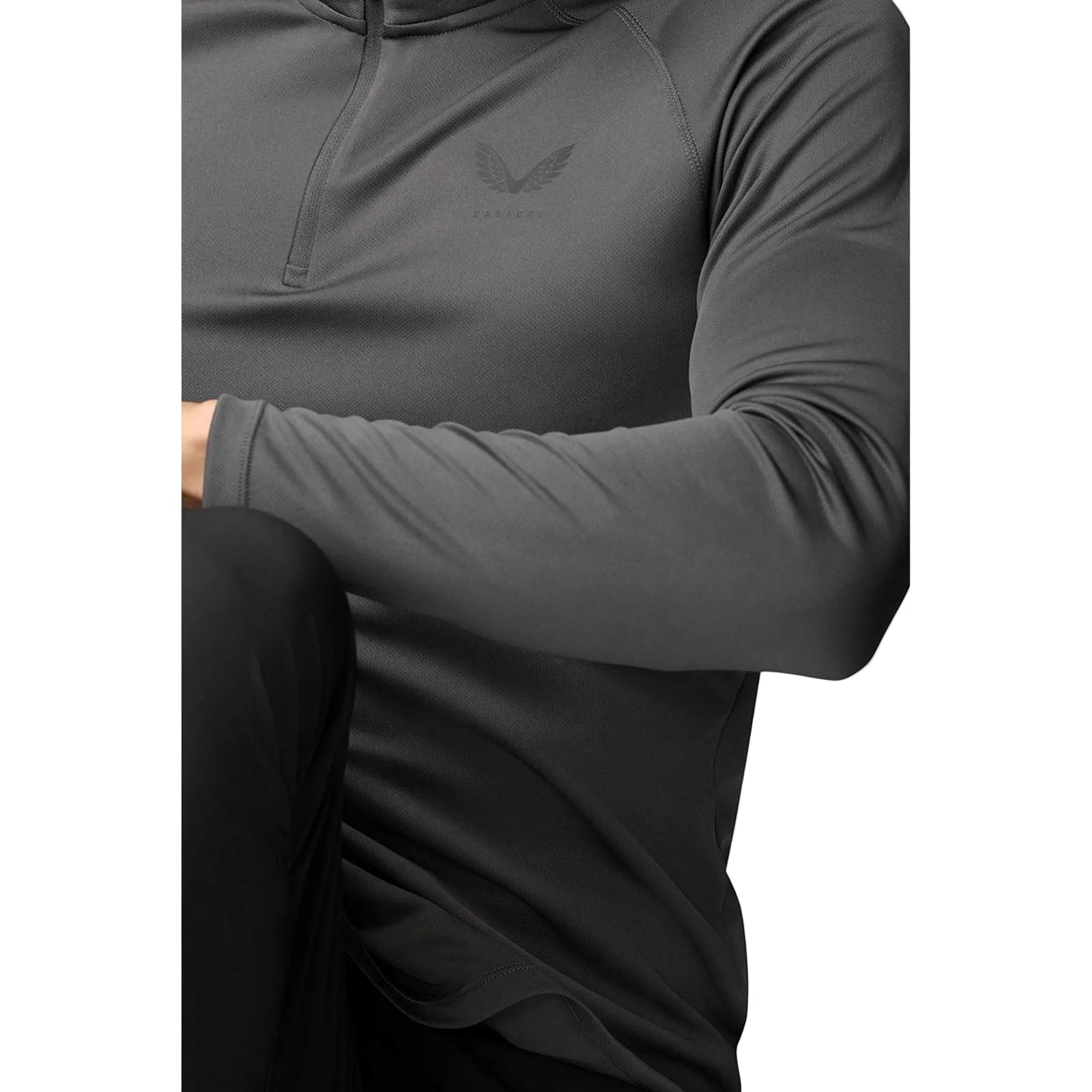 Castore Adapt Training 1/4 Zip Top Synthetic Men's Grey