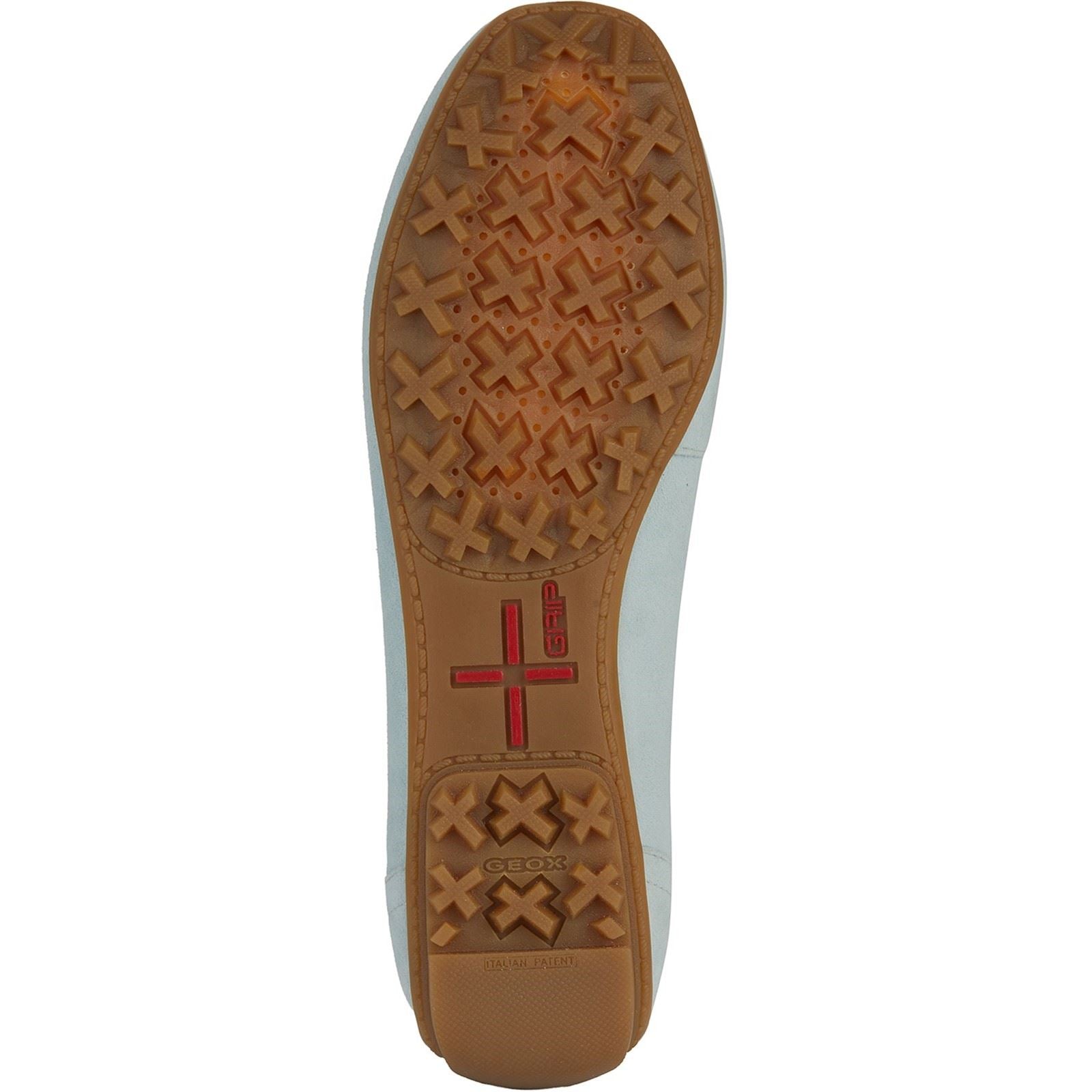 Geox D Kosmopolis Suede Women's Light Blue Moccasins Shoes