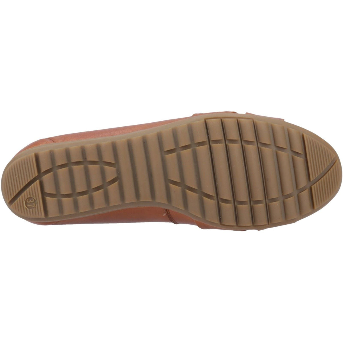 Hush Puppies Lilith Leather Women's Tan Standard Flats