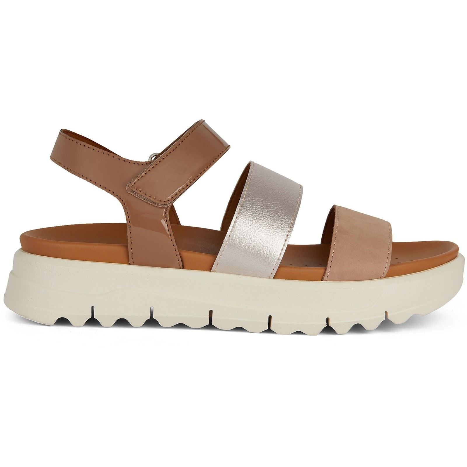 Geox D Xand 2.1S B Synthetic Women's Nude Sandals