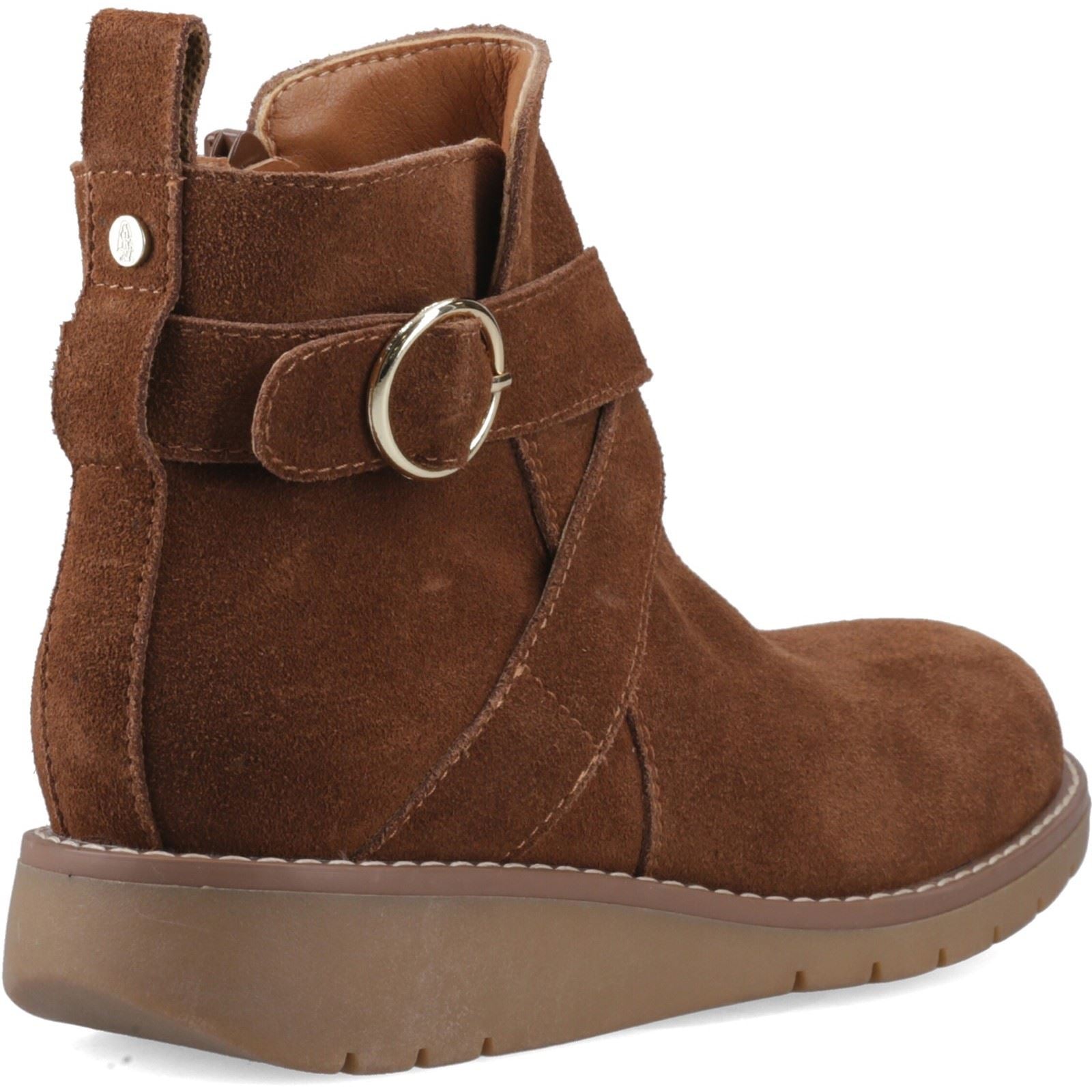 Hush Puppies Lyra Suede Women's Dark Tan Boots