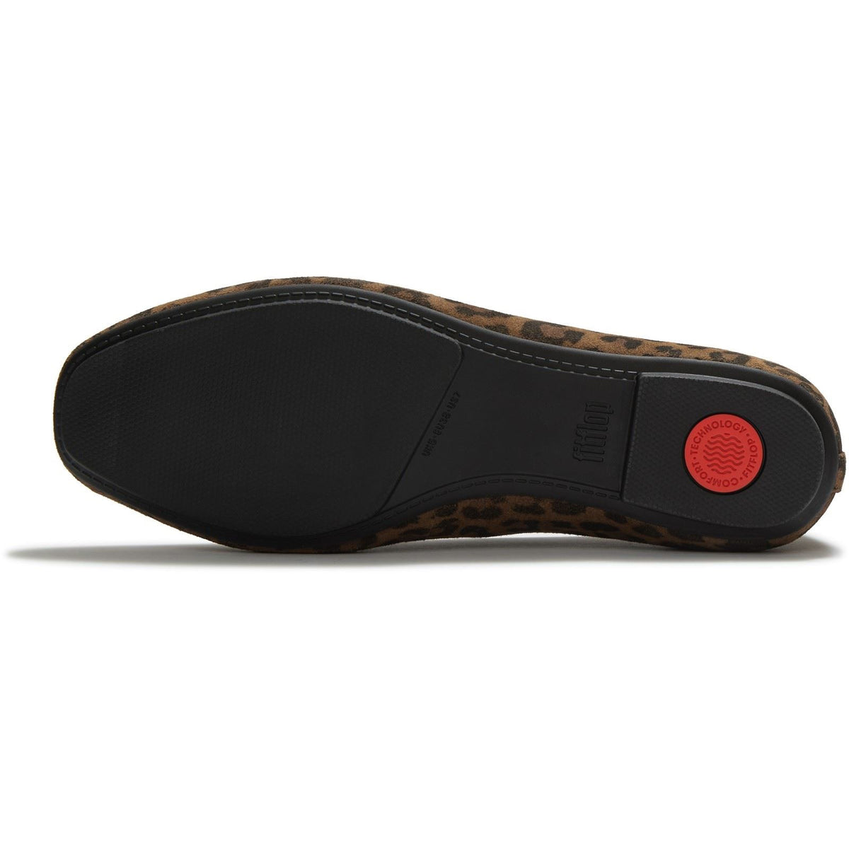 Fitflop Delicato Ballerina Suede Women's Tan/Black Flats