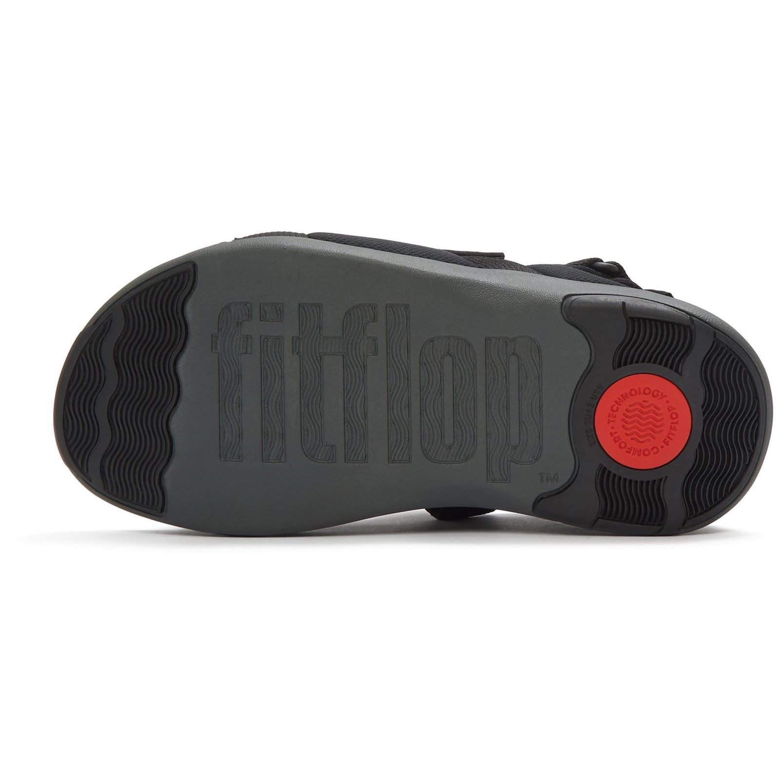 Fitflop F-Mode Go Polyester Men's Black Sandals