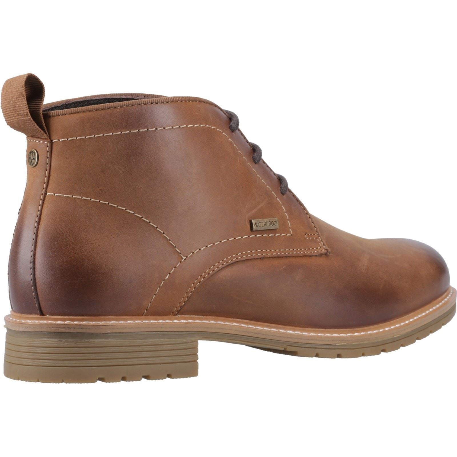 Hunter Jura Leather Men's Dark Tan Ankle Boots