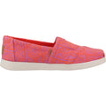 TOMS Alpargata Plus 100% Cotton Women's Flame Espadrilles