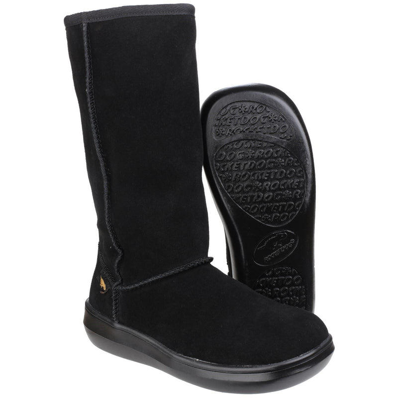 Rocket Dog Sugardaddy Suede Women's Black Boots