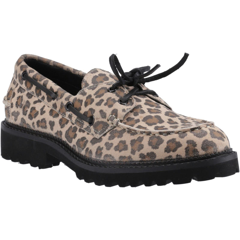 Hush Puppies Geri Suede Women's Leopard Loafers