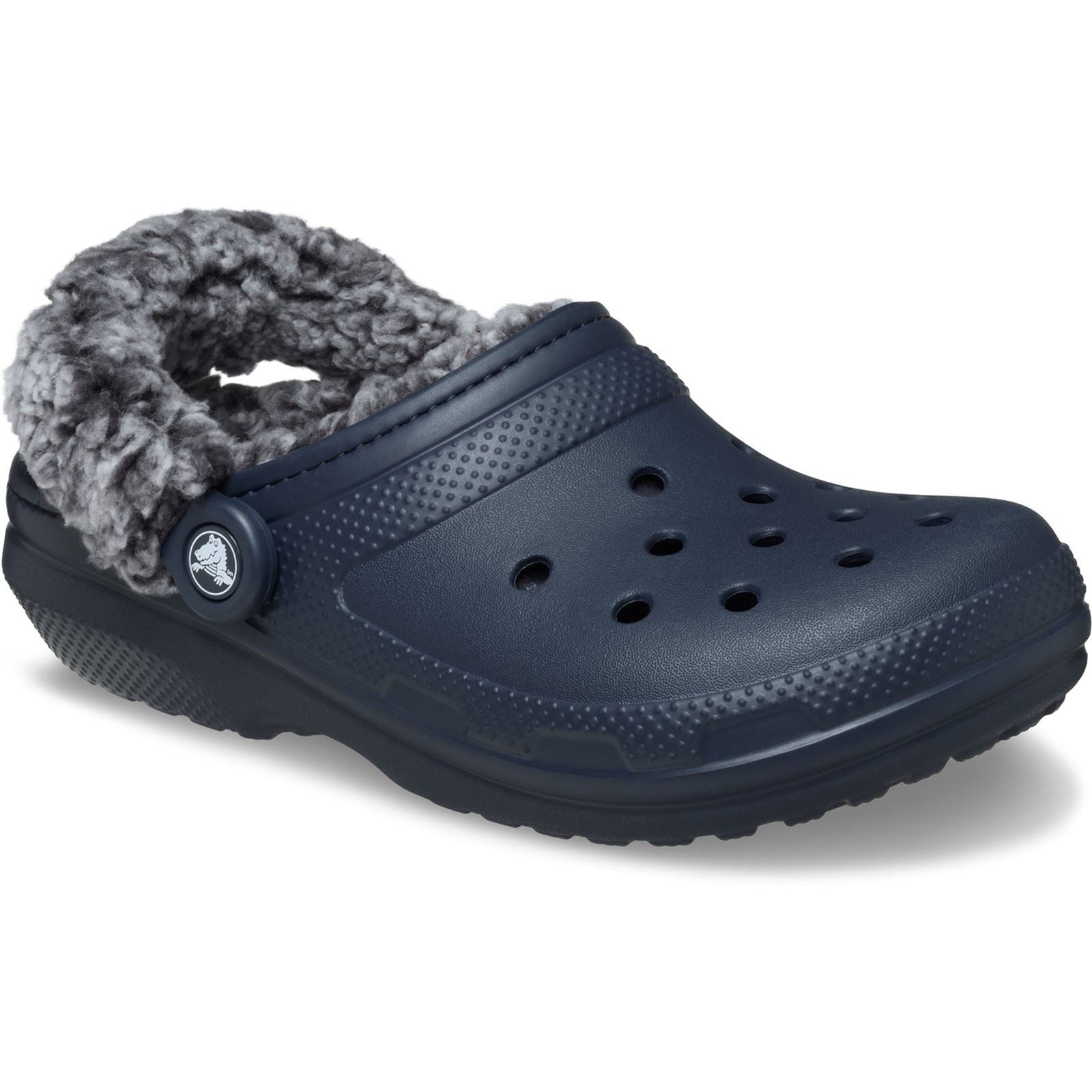 Crocs Classic Fleece Lined Thermoplastic Navy Clogs