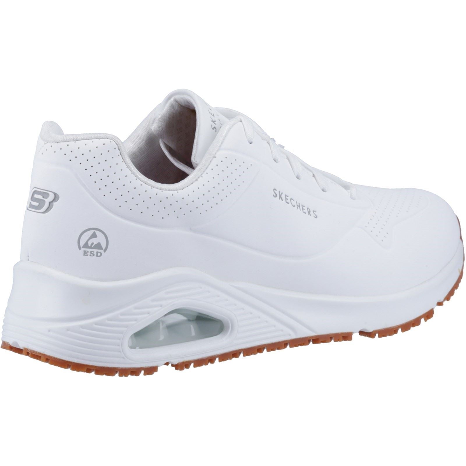 Skechers Workwear Work Relaxed Fit: Uno SR - Sutal Men's White Safety Trainers
