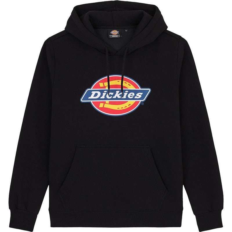 Dickies Icon Logo Synthetic Unisex Adults Black Hooded Sweatshirt