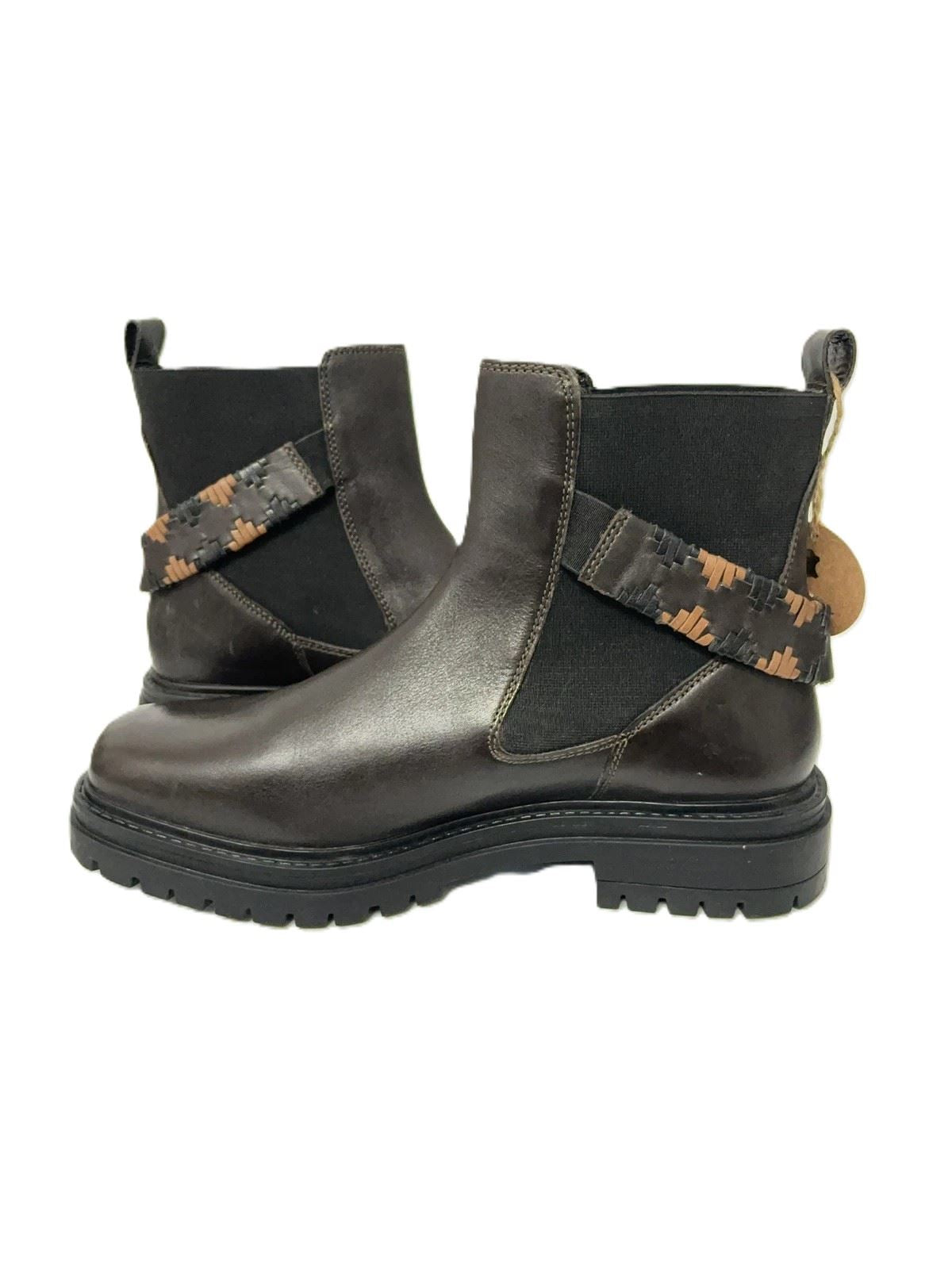 Osprey London The Guildford Chelsea Leather Women's Chocolate Boots