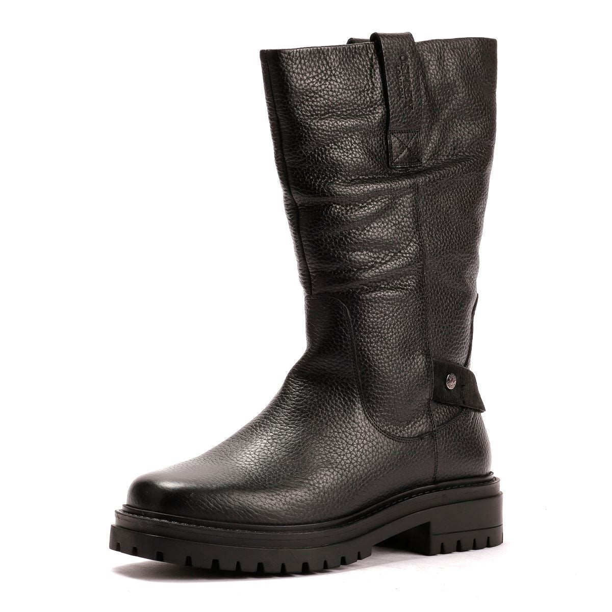 Osprey London The Gabarron Leather Women's Black Boots