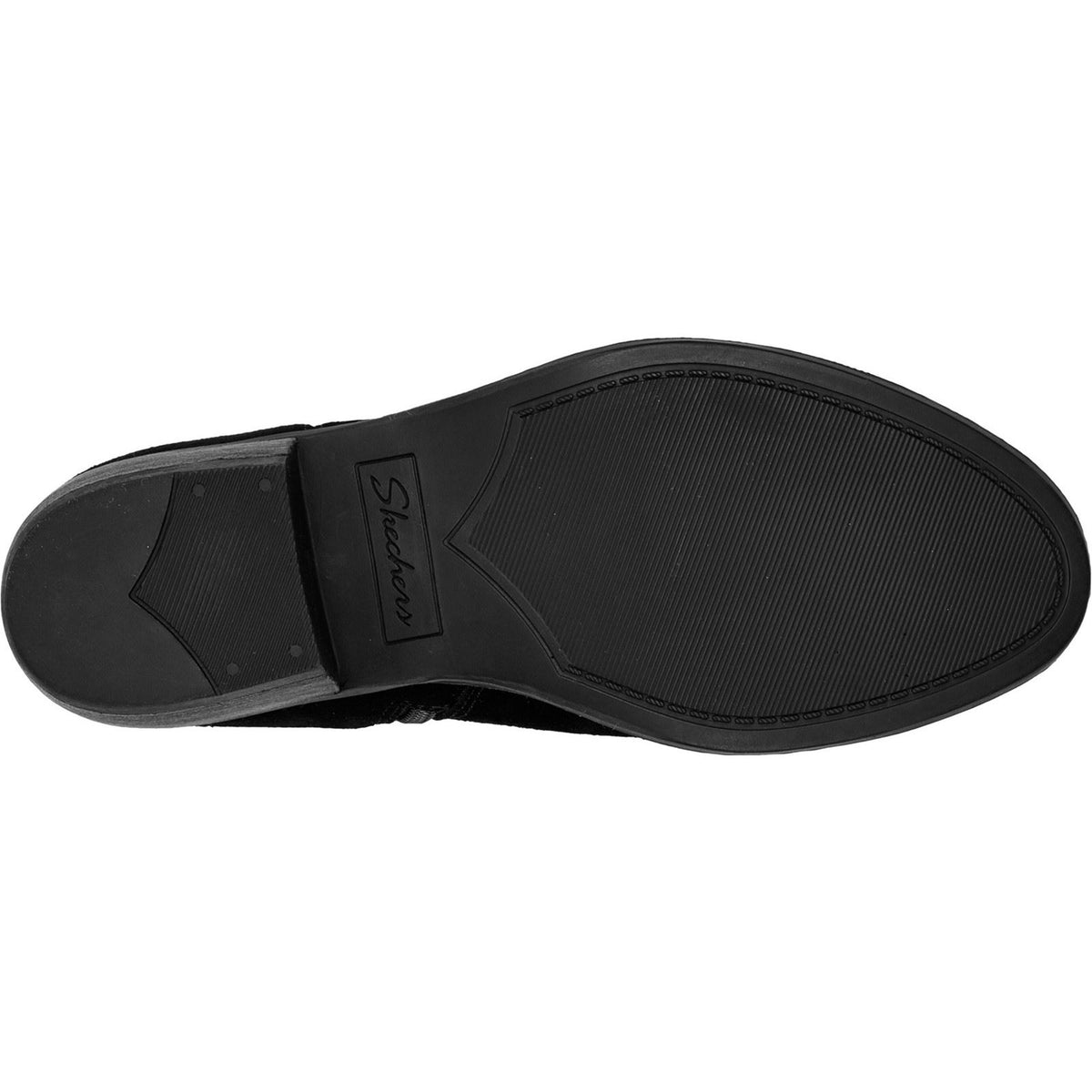 Skechers Texas Modern Western Leather Women's Black Suede Boots