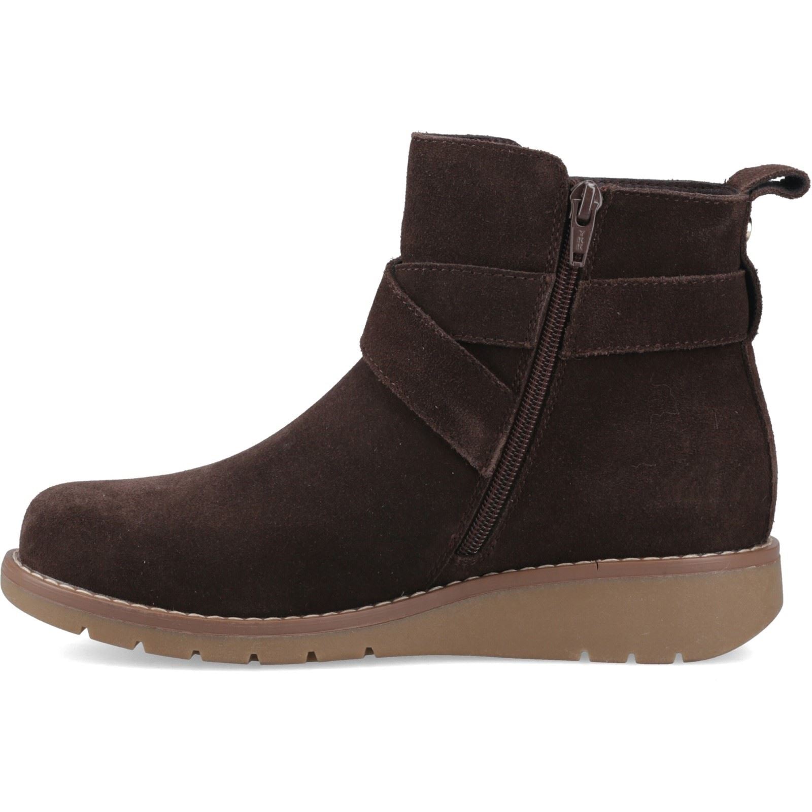 Hush Puppies Lyra Suede Women's Chocolate Boots