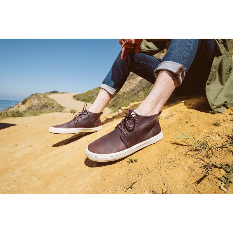 TOMS Carlo Mid Terrain Leather Men's Clover Brown Trainers