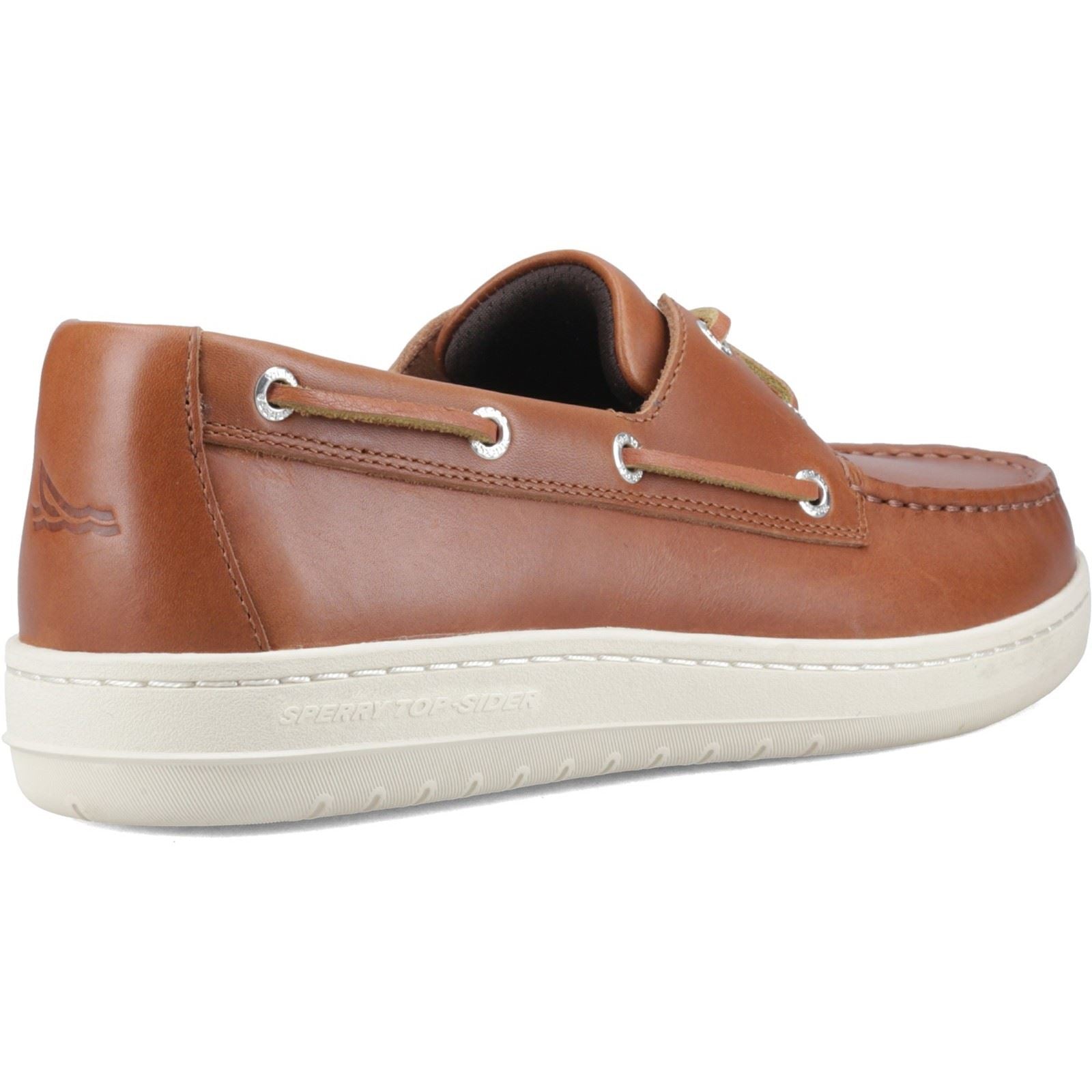 Sperry Strake 2-Eye Leather Men's Open Tan Boat Shoes