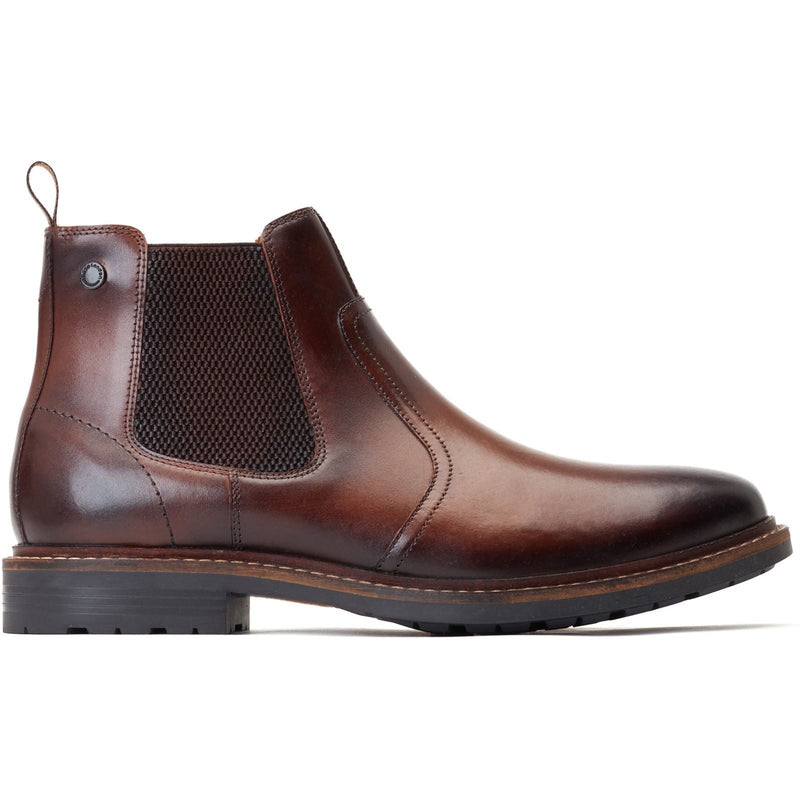 Base London Bloom Leather Men's Burnt Brown Boots