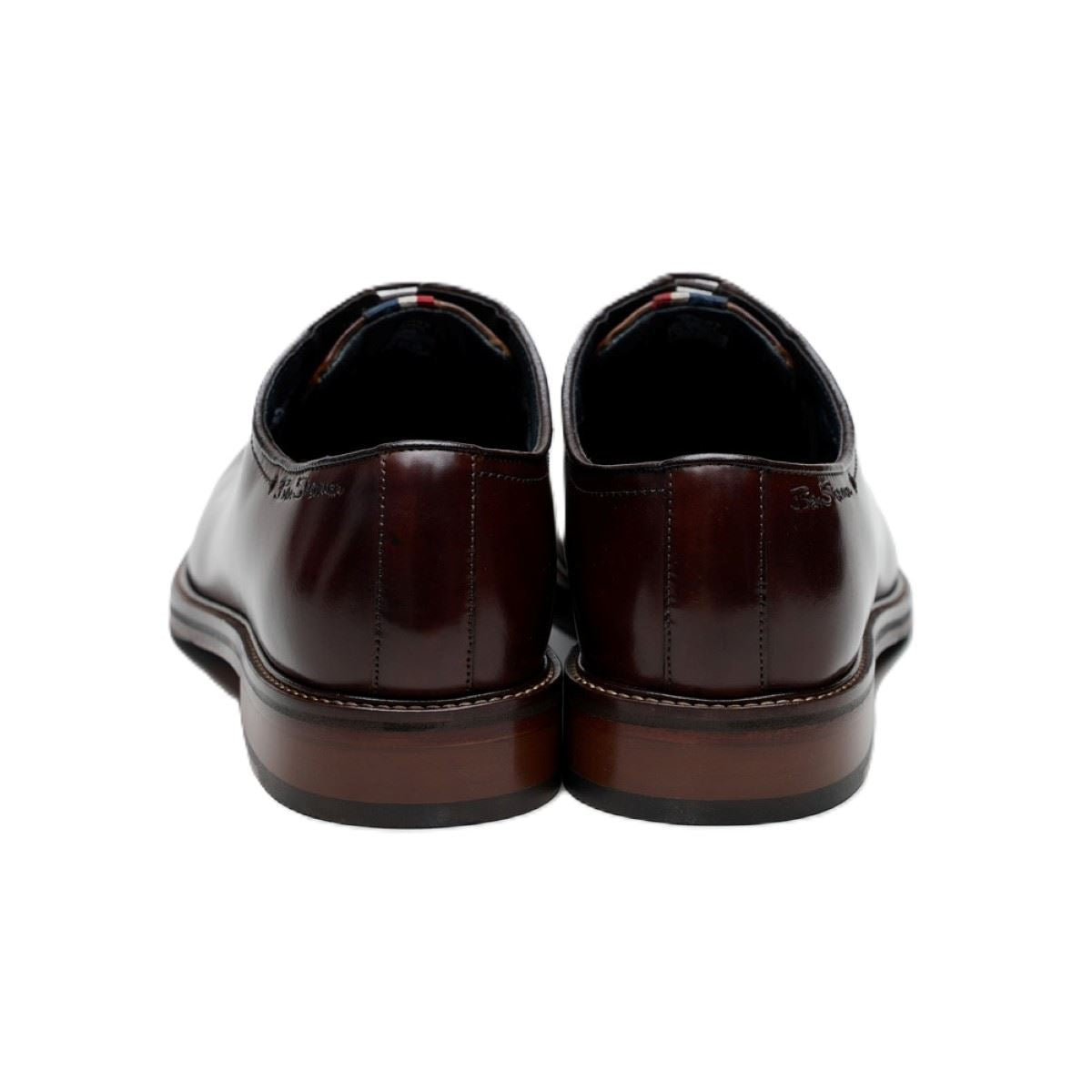 Ben Sherman Hoxton Brush Off Leather Men's Brown Lace-Up Shoes