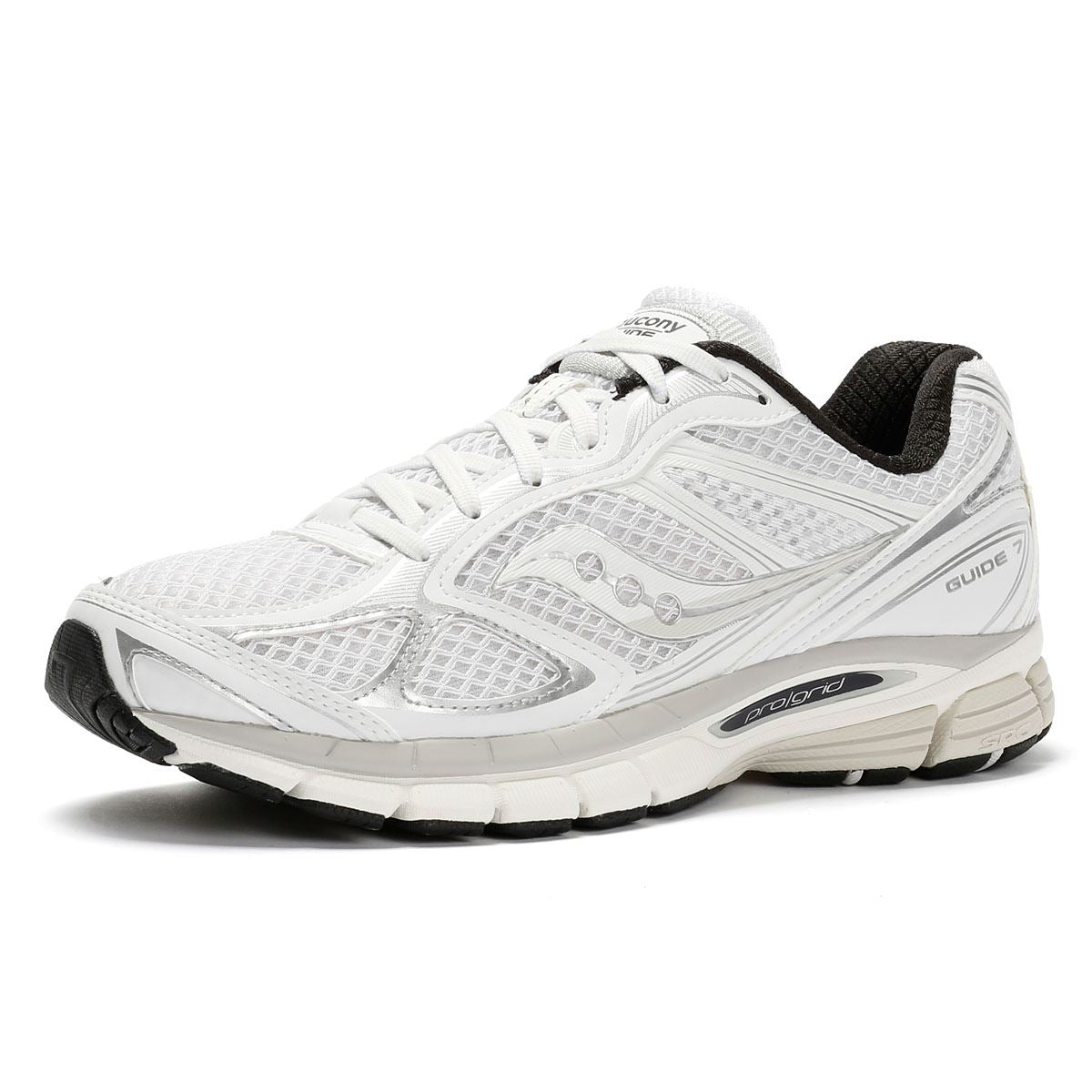 Saucony ProGrid Guide 7 White/Black Trainers