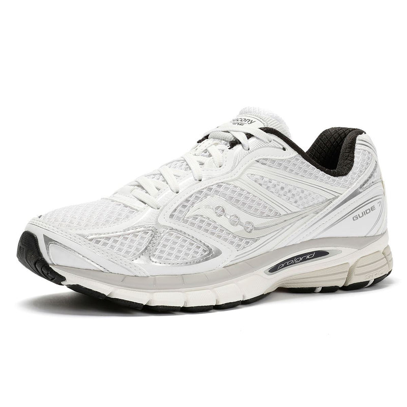Saucony ProGrid Guide 7 White/Black Trainers