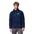 Columbia Rugged Ridge High Pile Half Zip Men's Blue Zip Neck Pullovers