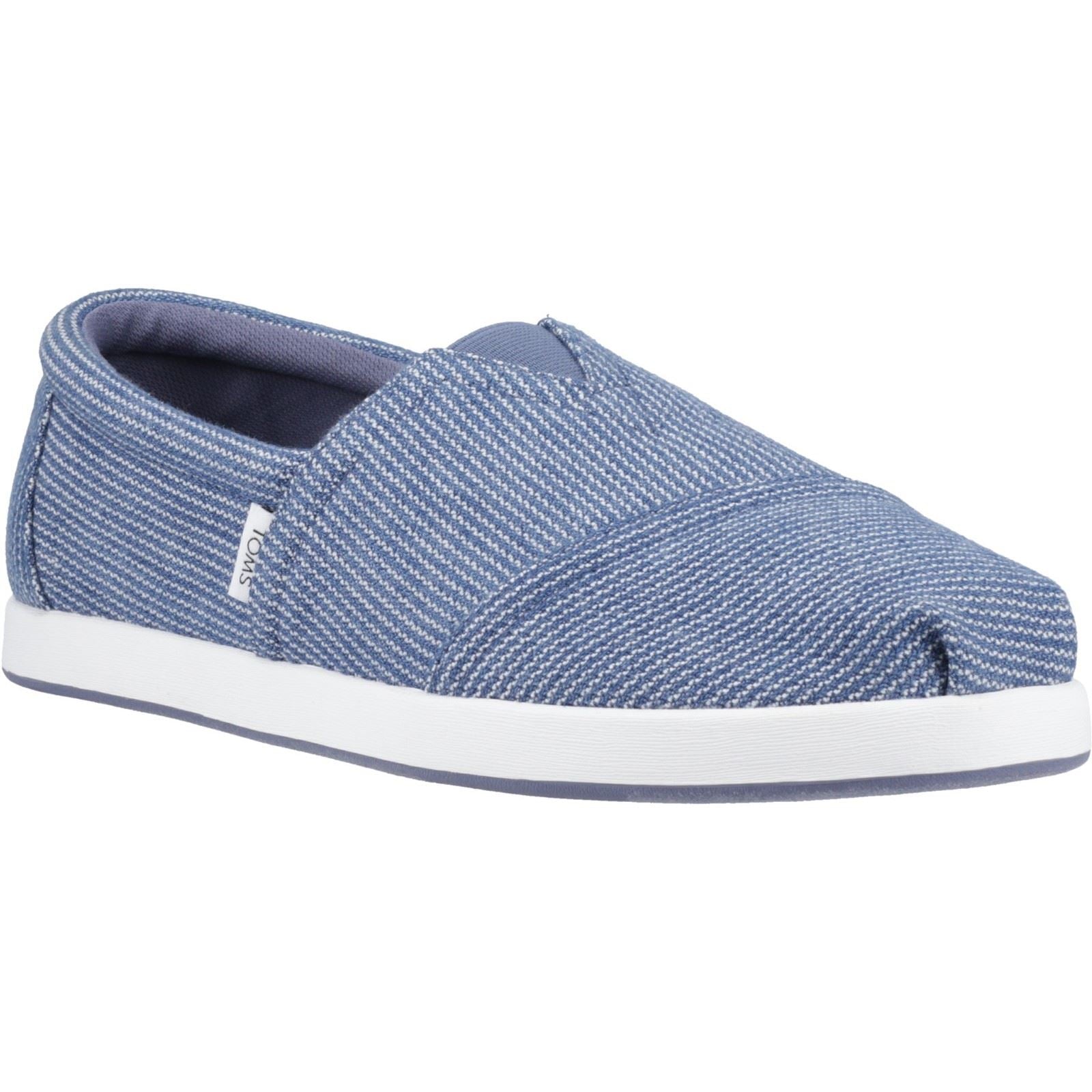 TOMS Alp FWD 100% Cotton Men's Dark Sky Espadrilles