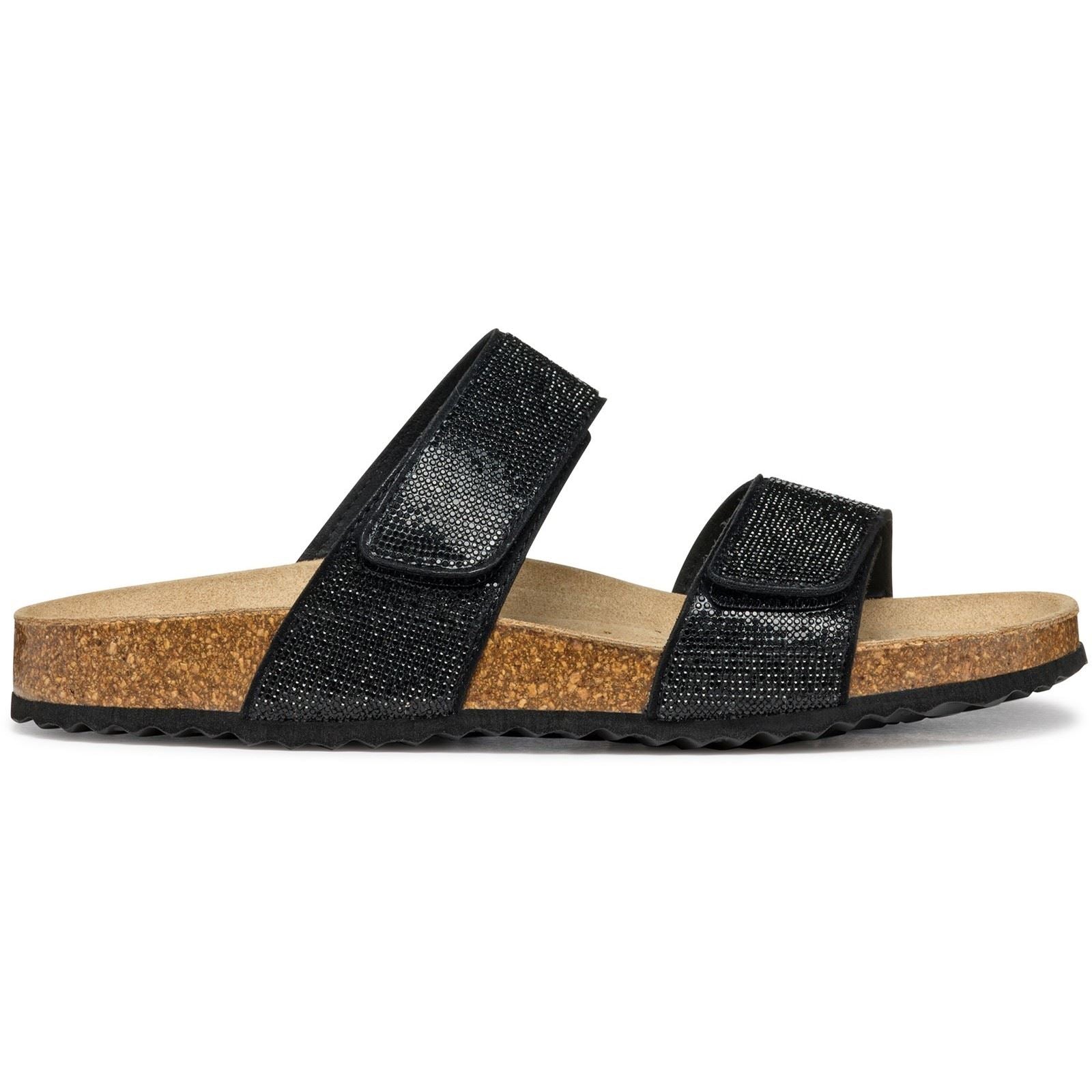 Geox D BRIONIA R Women's Black Sandals