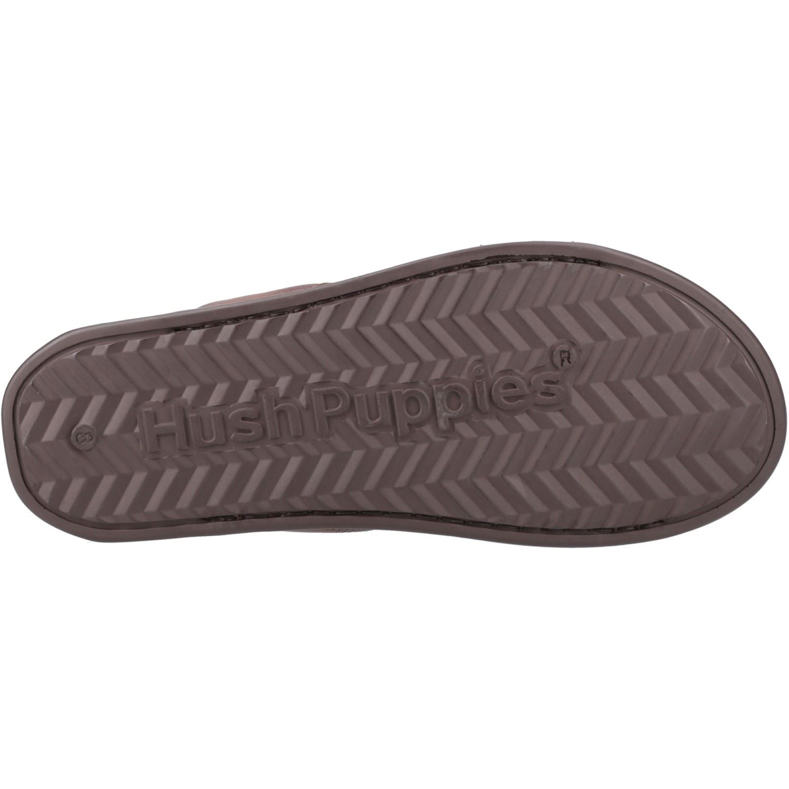 Hush Puppies Callum Slide Leather Men's Brown Sandals