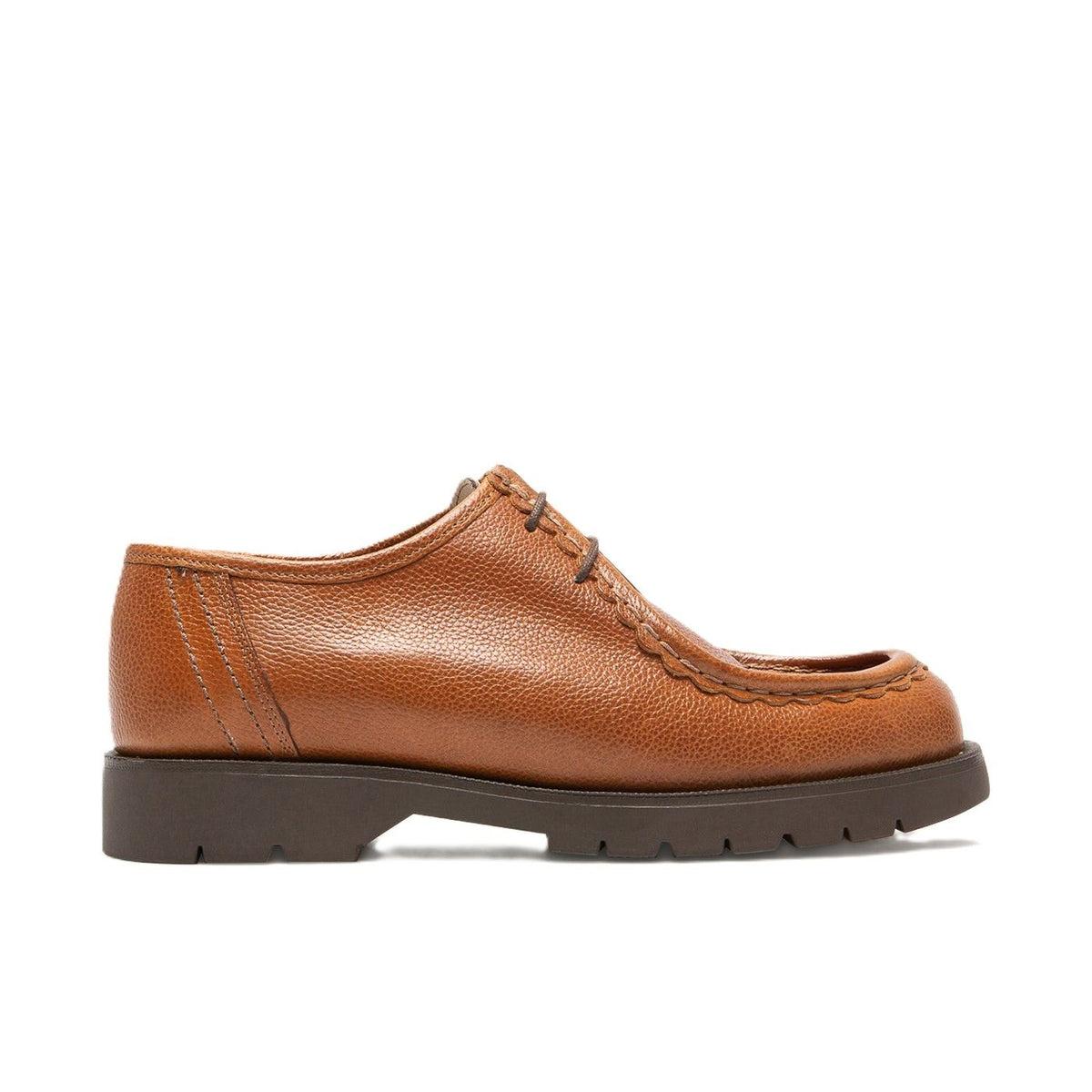 Kleman Padror G VGT Leather Men's Cognac Lace-Up Shoes