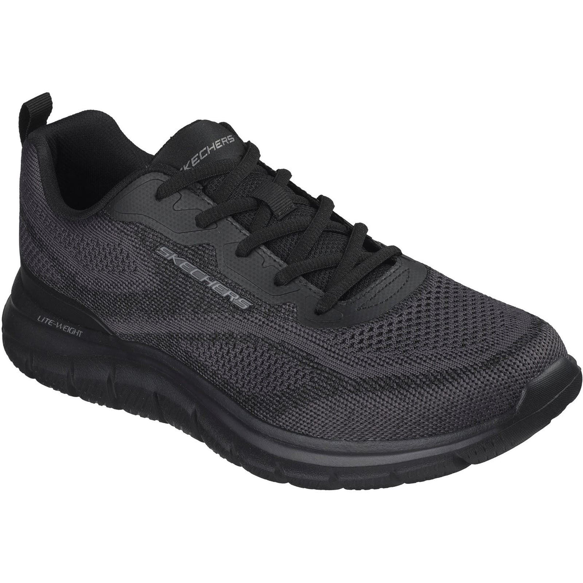 Skechers Track Pohlter Textile Men's Black Trainers