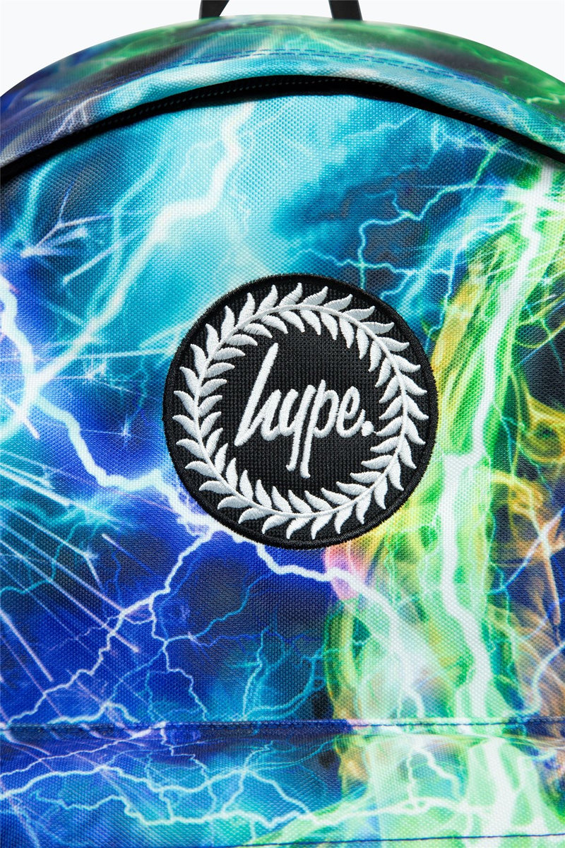 Hype Iconic Boy's Multicoloured Lightning Storm Backpack