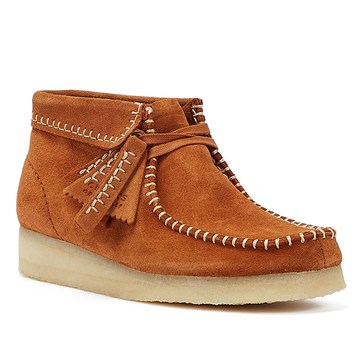 Clarks Originals Wallabee Stitch Suede Women's Ginger Boots