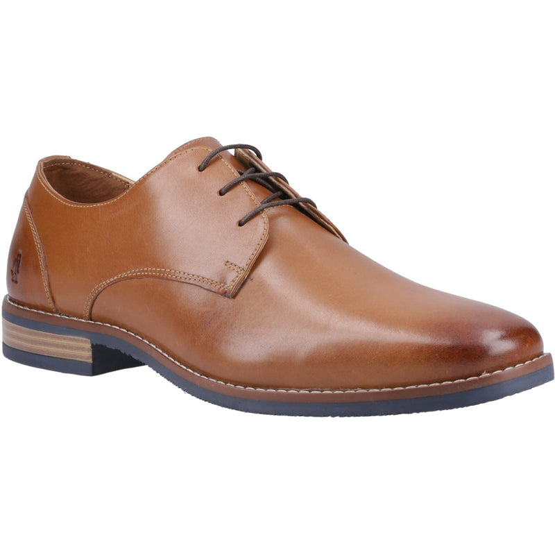 Hush Puppies Mike Leather Men's Tan Lace-Up Shoes