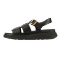 FitFlop GEN-FF Fisherman Leather Women's Black Sandals
