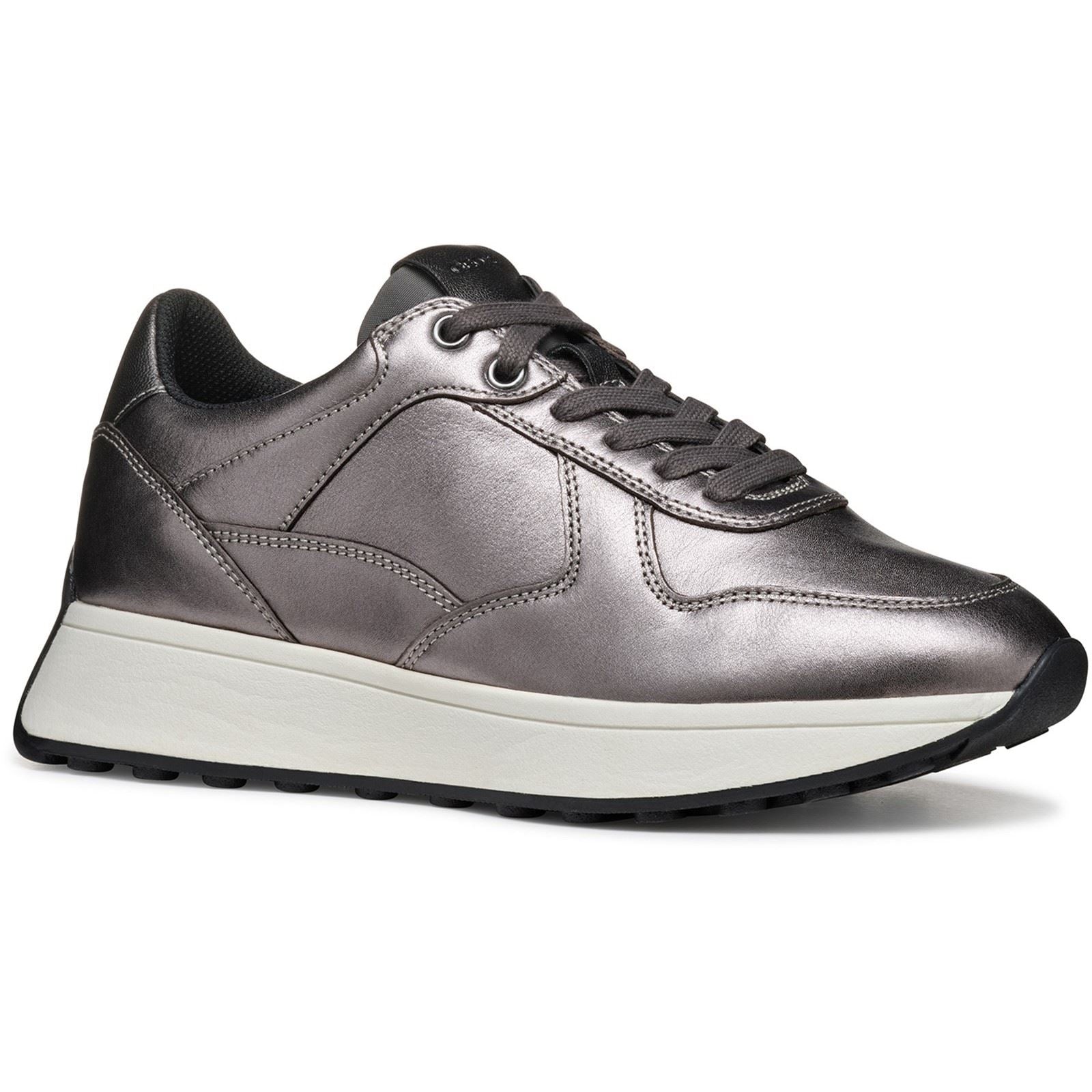 Geox D Amabel A Leather Women's Gun Trainers