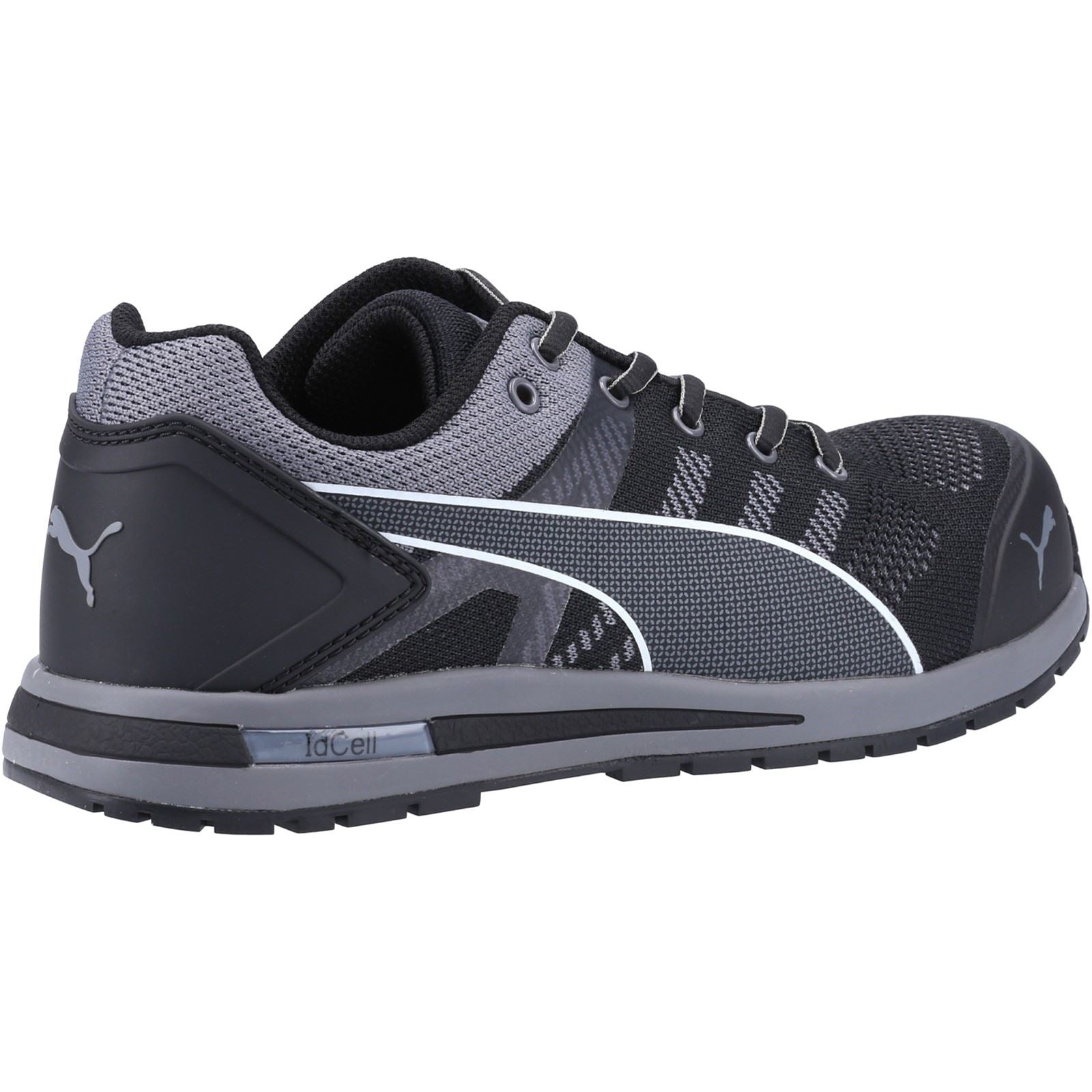 Puma Safety Elevate Knit LOW S1 Textile Black Safety Trainers
