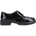 Hush Puppies Athena Patent Leather Girls's Black Brogues