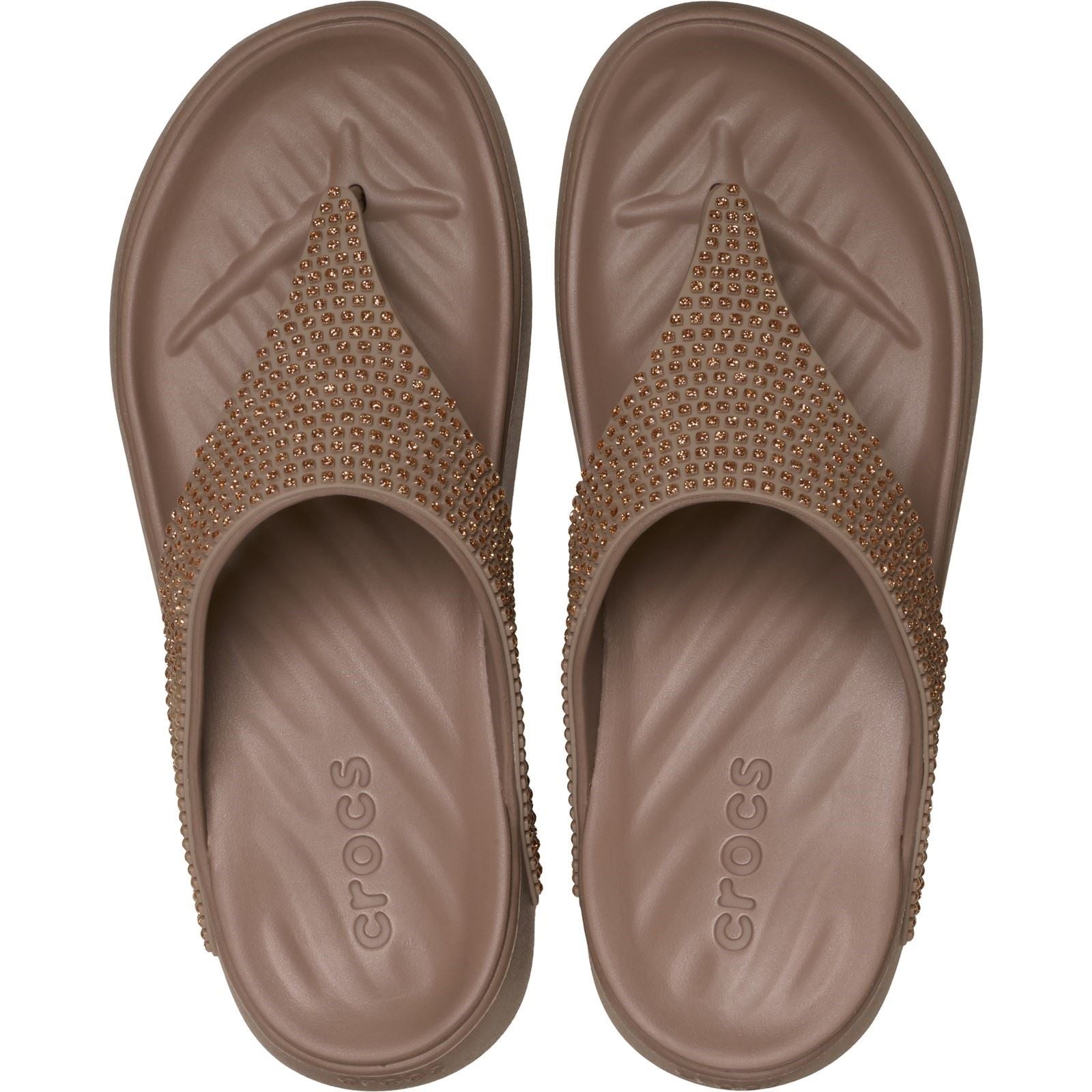 Crocs Getaway Triangle EVA Women's Latte Sandals