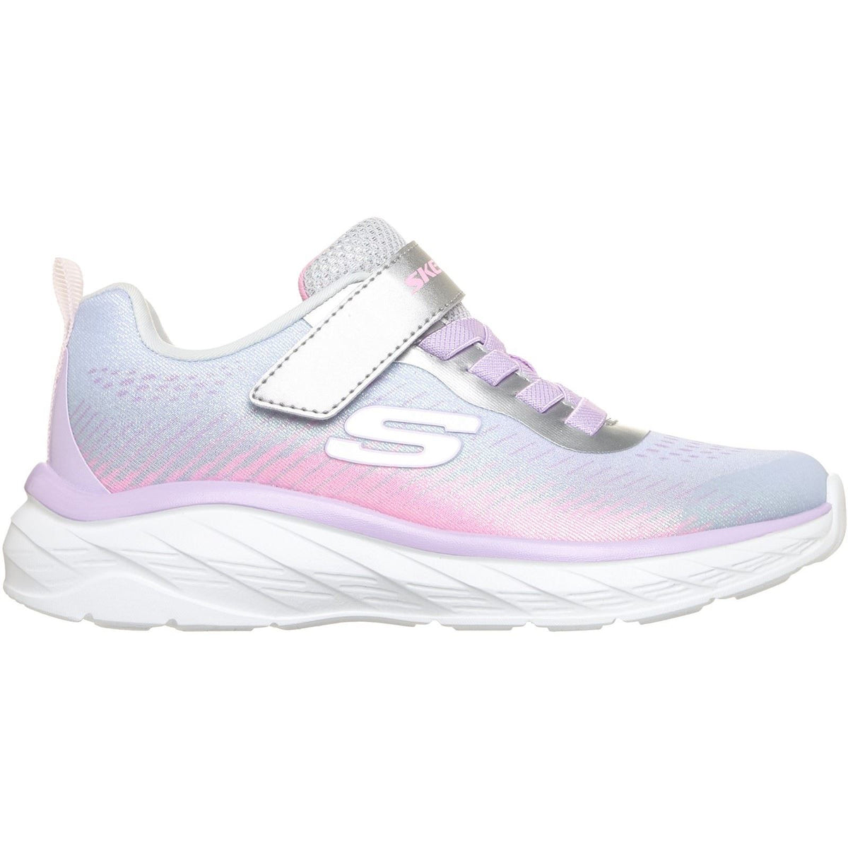 Skechers Boundless Color Blitz Textile Girl's Grey/Multi Trainers