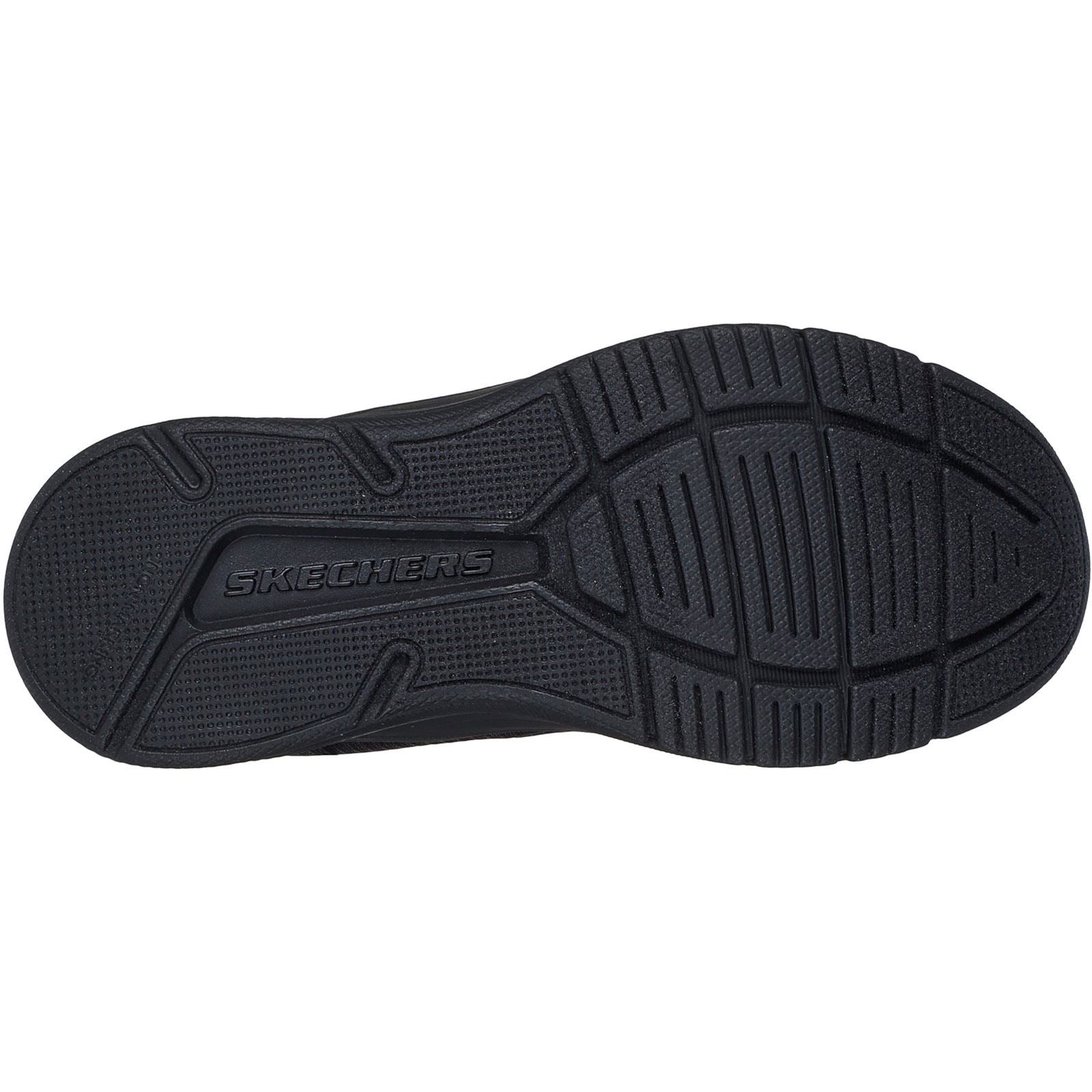 Skechers Microspec Advance Textile Girls's Black Trainers