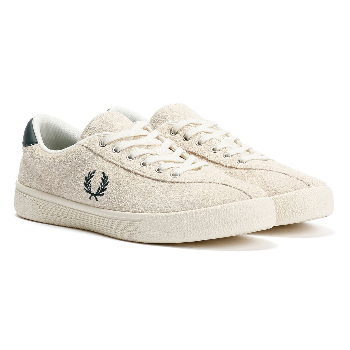 Fred Perry Tennis Shoe Suede Men's Ecru/Grassroot Trainers