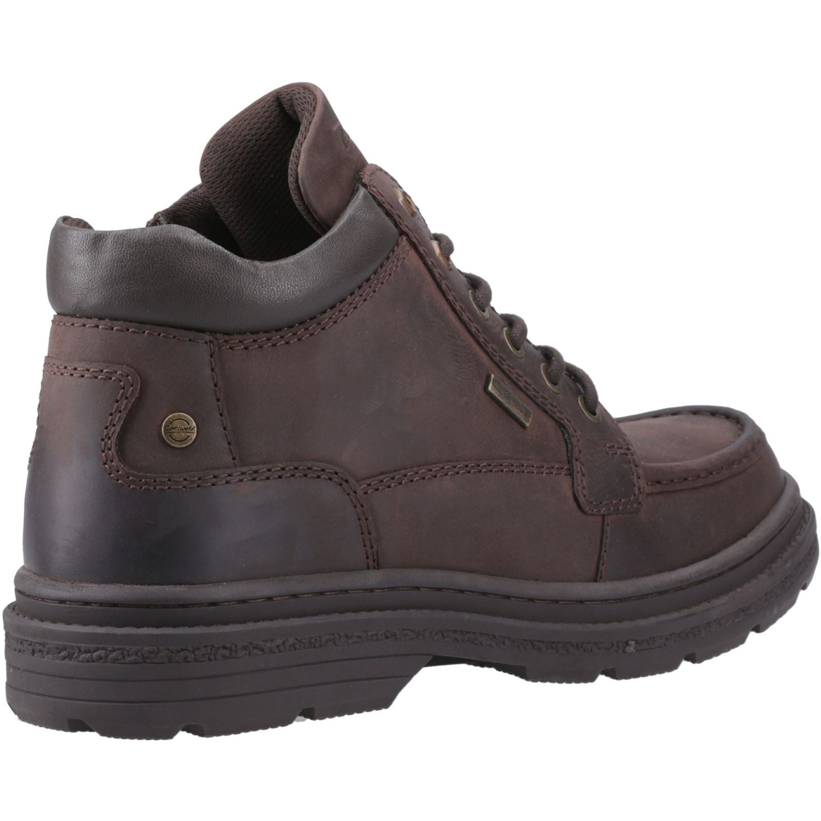 Cotswold Cricklade Leather Men's Brown Ankle Boots