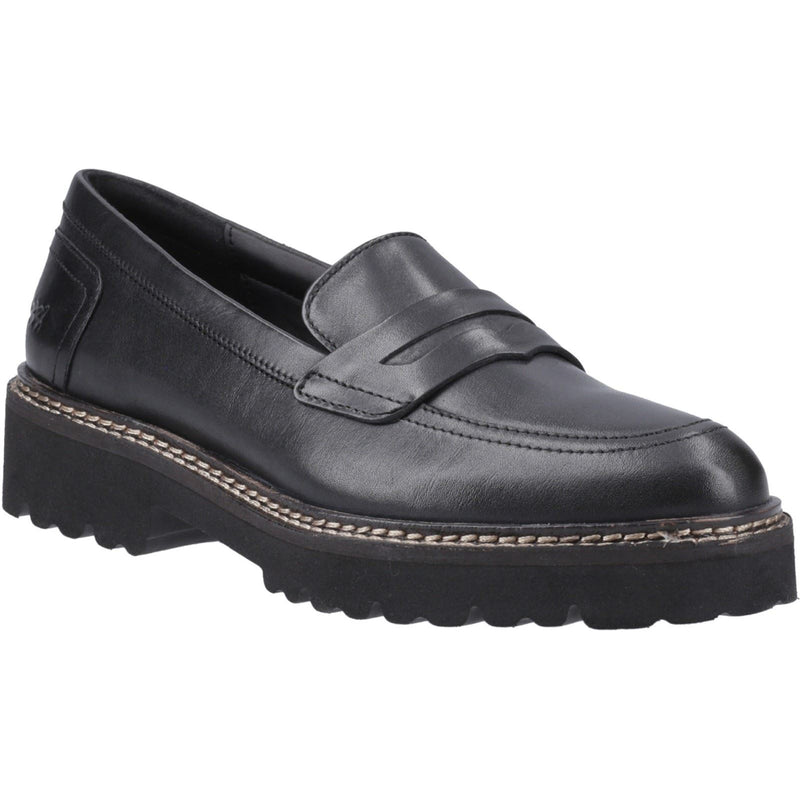 Pod Kenny Leather Women's Black Loafers
