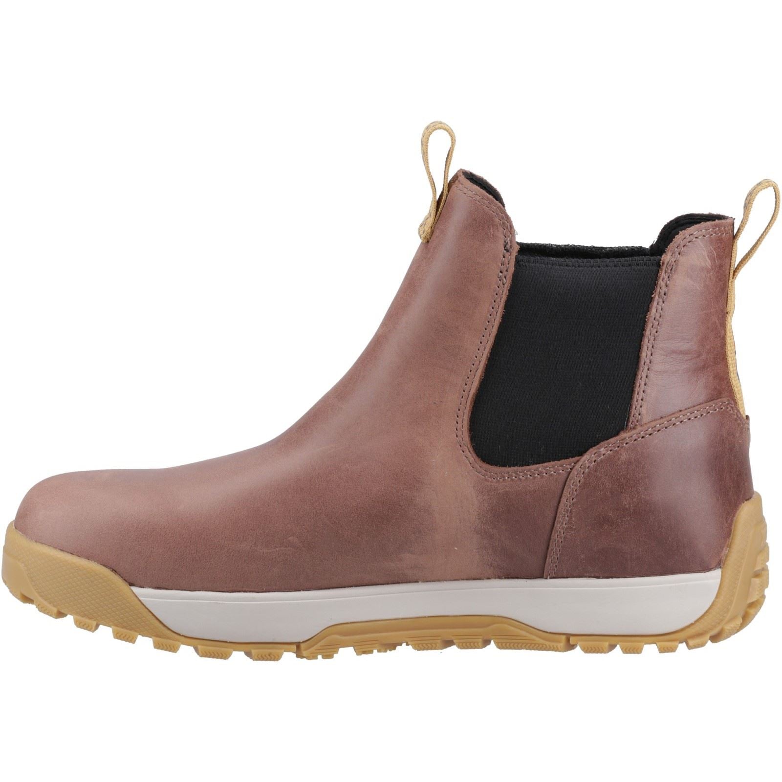 Xtratuf Ankle Deck Boot Leather Men's Brown Wellington Boots